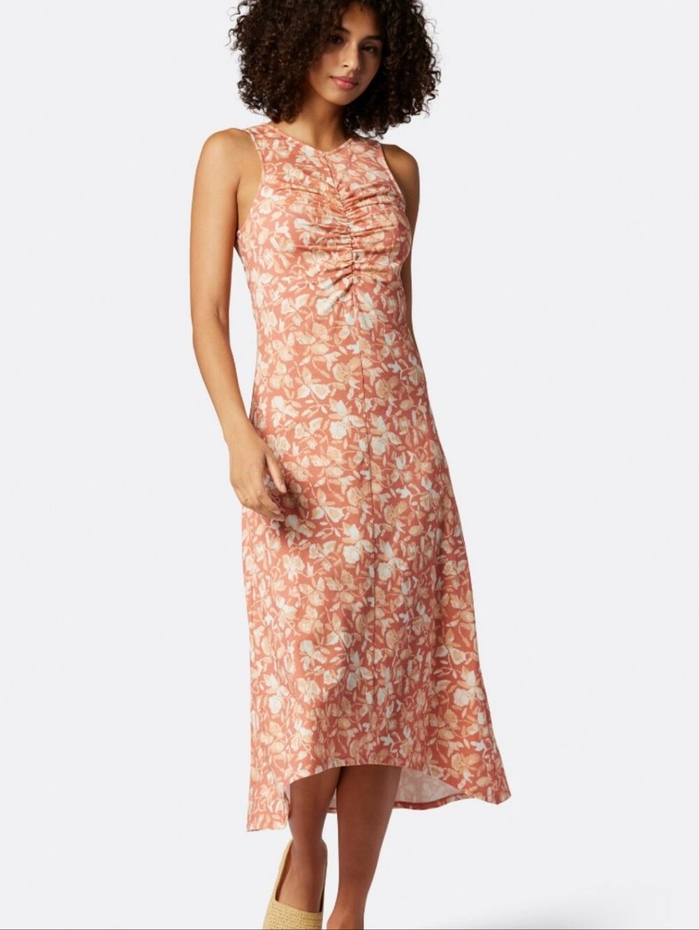 Soft Joie Elliot Midi Cotton Dress New Medium
